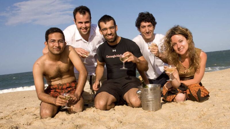 Student team: Joydeep Sengupta, Eugene Danilkis, Frederik Pfisterer, Josh, and Sofia Nunes.